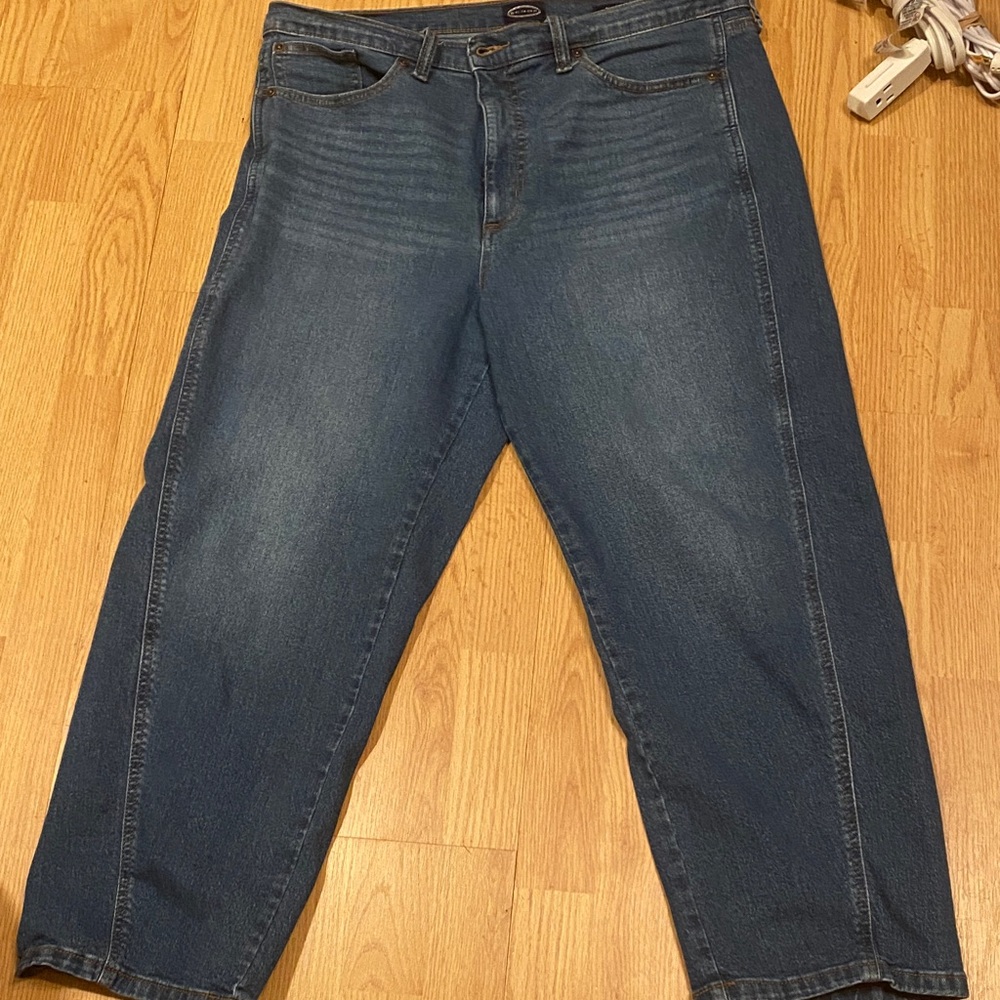 Preowned Classic Barrel dark  Blue Denim Jeans 14 Excellent